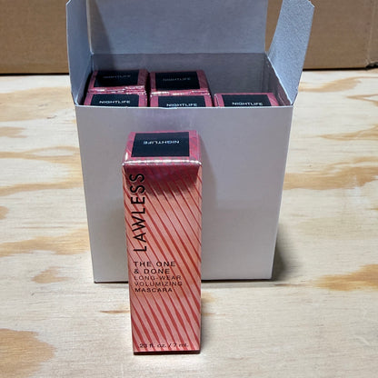 Lawless Beauty Set of 3 Mini Mascara - The One & Done Volumizing Mascara - 0.2 oz NIB x3