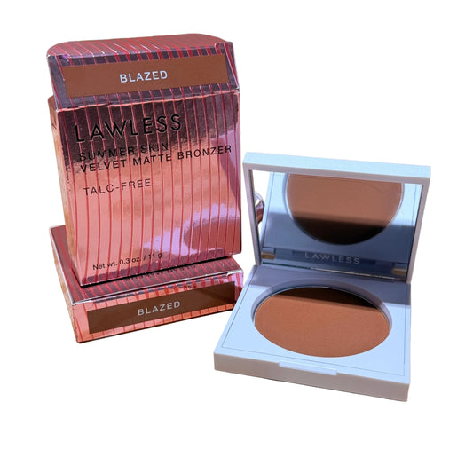 Lawless Beauty Summer Skin Talc-Free Velvet Matte Bronzer - Blazed - 0.3 oz