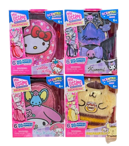 Real Littles Hello Kitty® and Friends Scented Backpacks - All 4 - Scented NIB Set