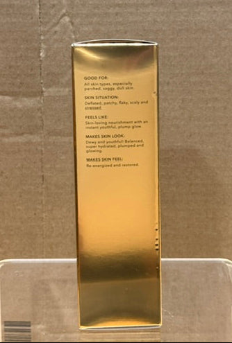 Back of Nakery SkinInfusion Power-Blend Serum Elixir box, detailing benefits and usage instructions.