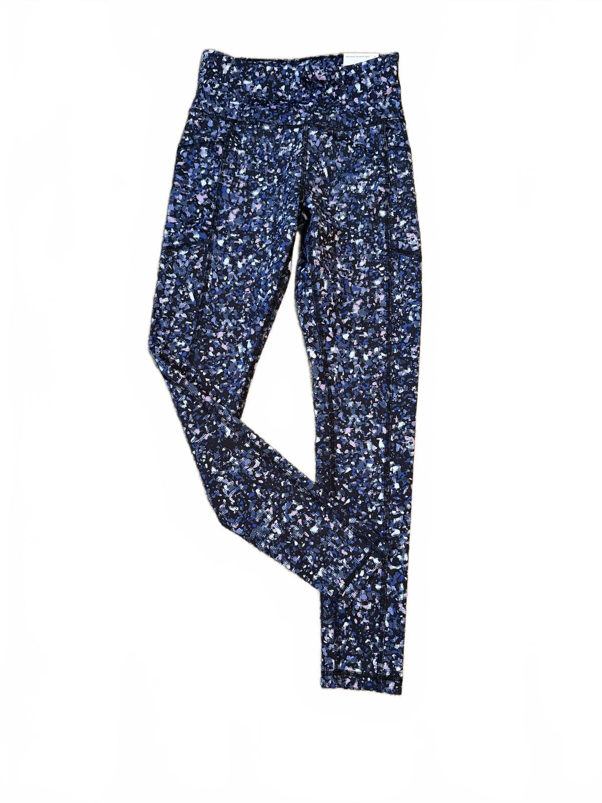 DKNY Sport Women's Printed High-Waist 7/8 Tights