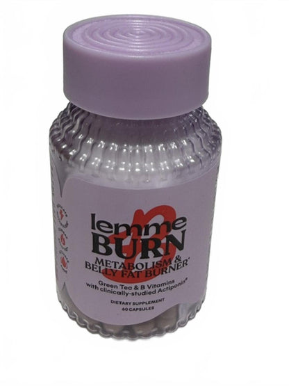 Lemme Burn Capsules - Metabolism & Belly Fat Support - 60ct