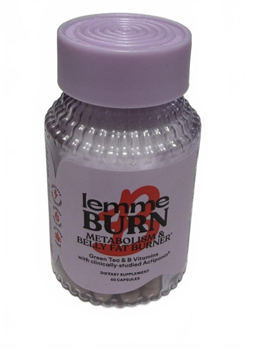 Lemme Burn Capsules - Metabolism & Belly Fat Support - 60ct