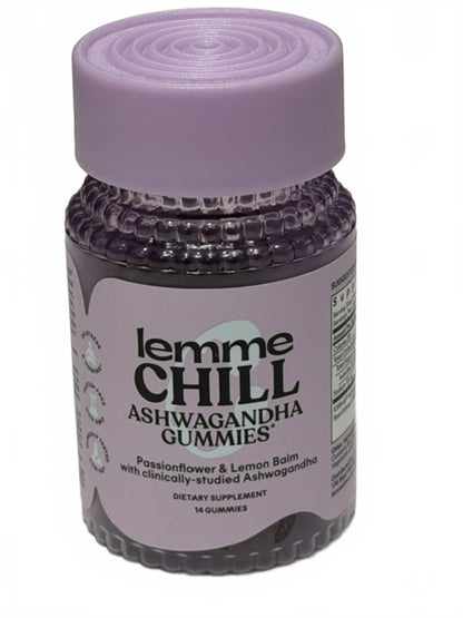 Lemme Chill Ashwagandha Gummies - Stress & Cortisol Support - Mixed Fruit Flavored - 60ct