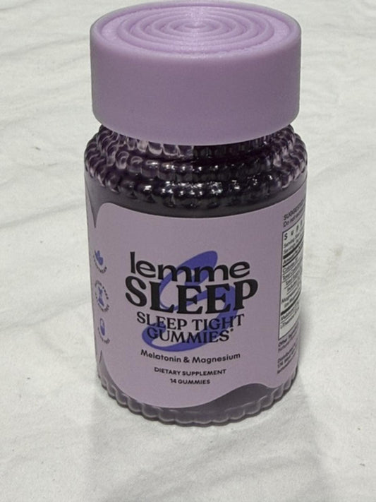 Lemme Sleep Gummies: Deep Slumber Aid with 5 mg Melatonin, Magnesium & L-Theanine - Berry 60ct