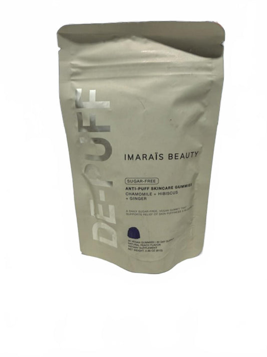 Imarais Beauty De-Puff Anti-Bloat Gummies for Fast Bloating Relief - Vegan and Sugar-Free - 30ct