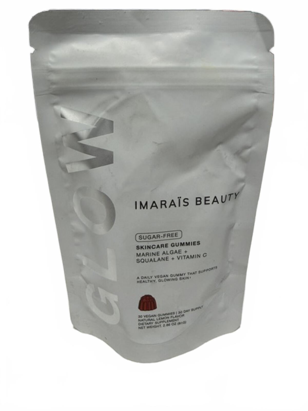 Imarais Beauty Glow Skincare Gummies for Hydration, Collagen Boosting - Vegan and Sugar-Free - 30ct: Certified Gluten-Free, Plant-Based