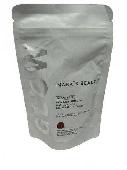 Imarais Beauty Glow Skincare Gummies for Hydration, Collagen Boosting - Vegan and Sugar-Free - 30ct: Certified Gluten-Free, Plant-Based