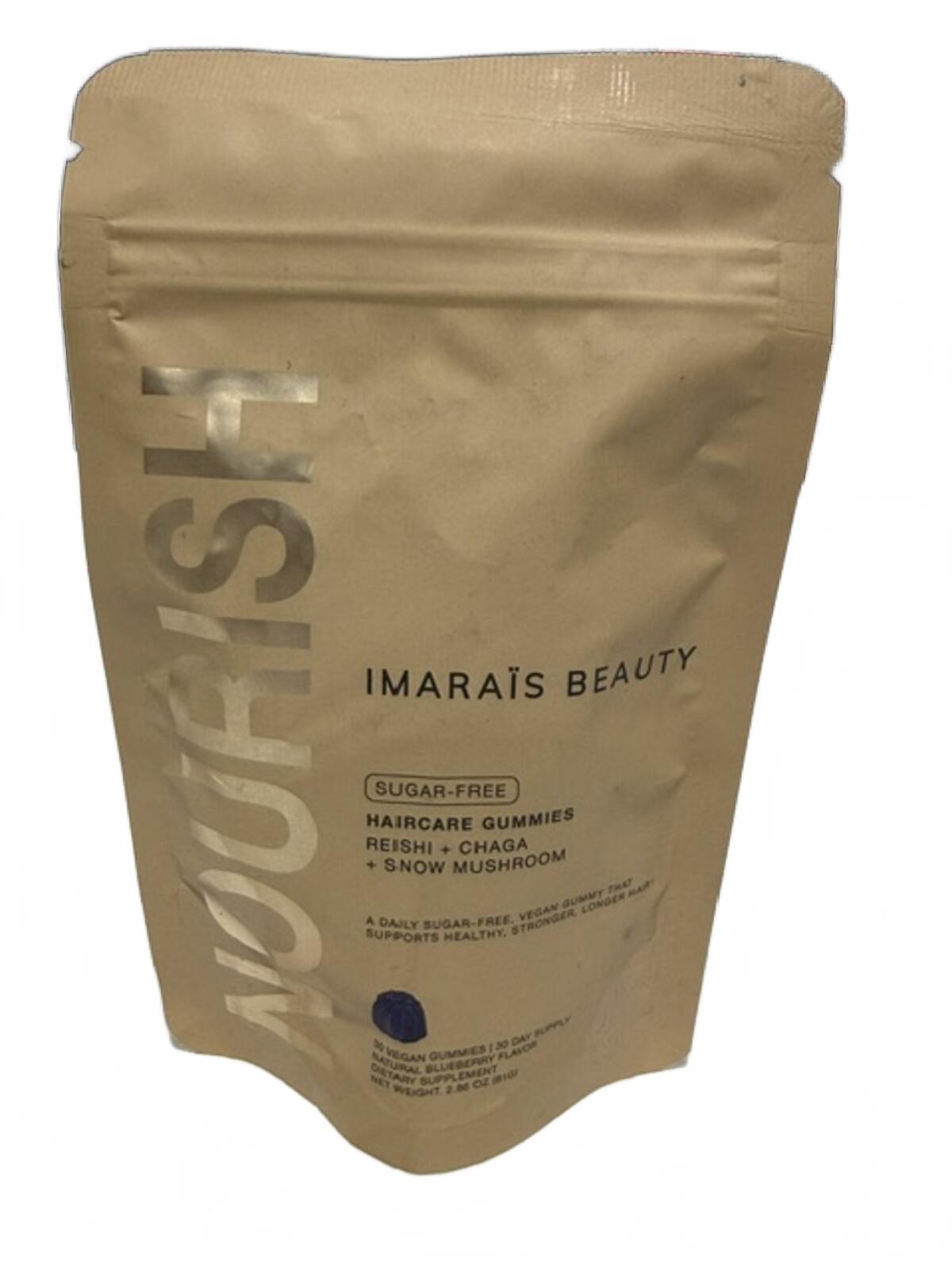 Imarais Beauty Nourish Haircare Gummies for Hair Growth, Anti-Shedding - Vegan and Sugar-Free - 30ct
