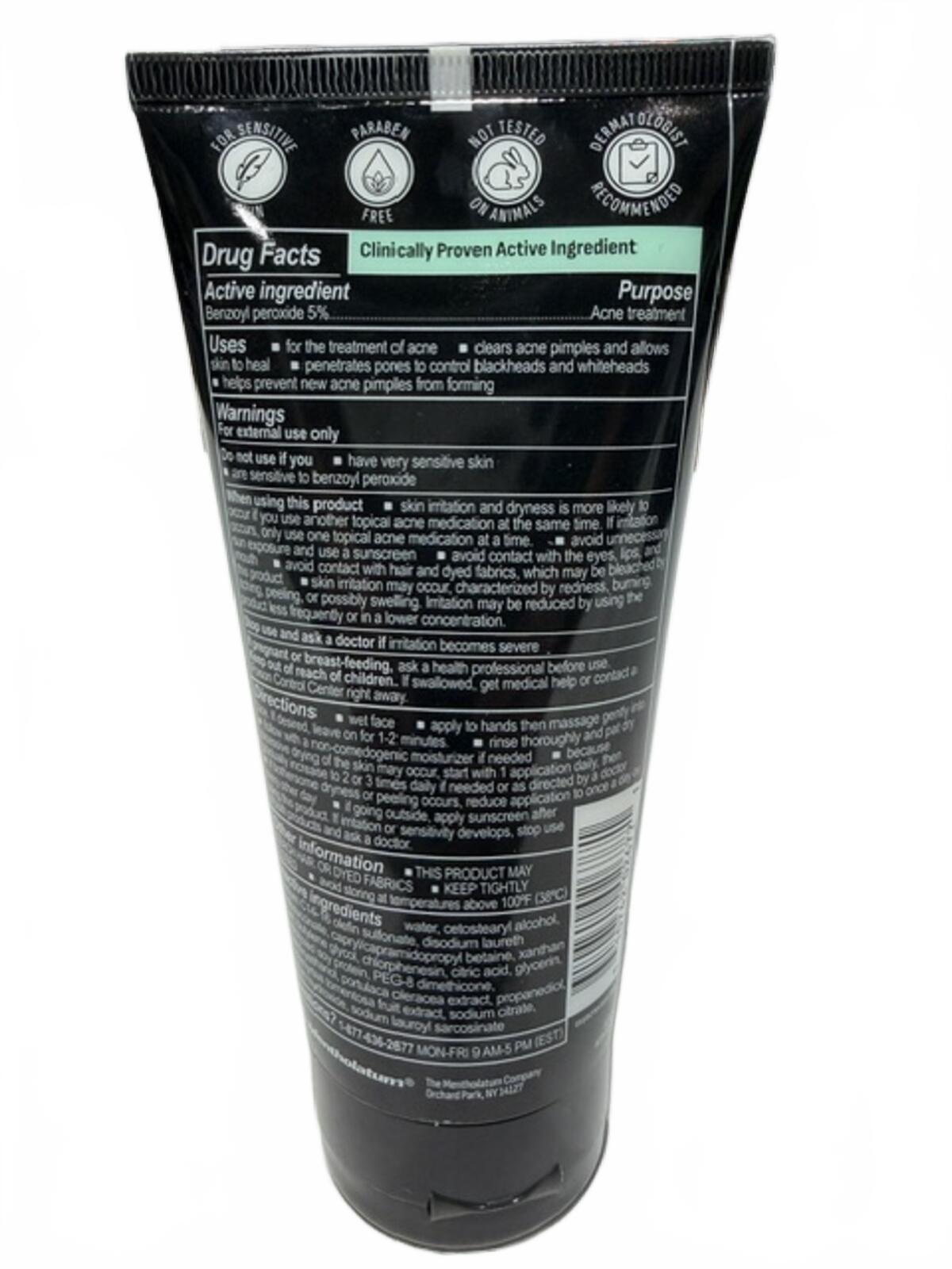 Oxy Sensitive Skin 5% Benzoyl Peroxide Acne Face Wash - 5 fl oz