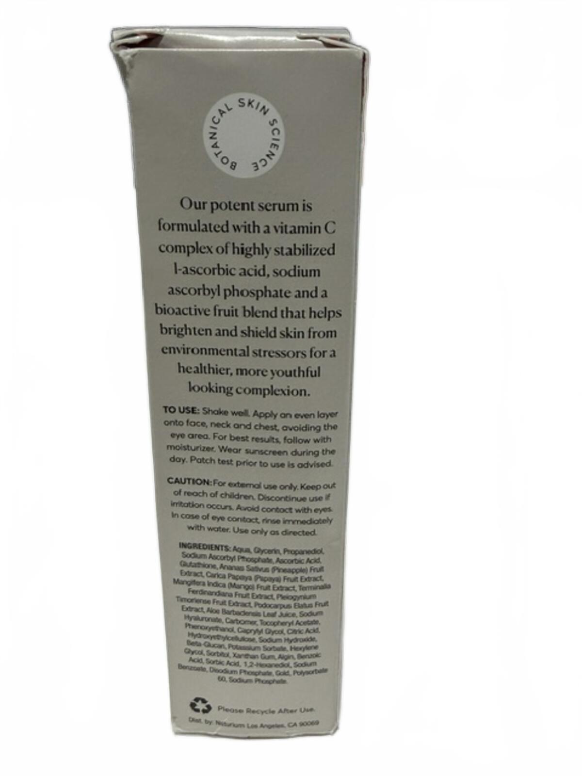 Naturium Vitamin C Complex Serum- 1 fl oz: Skin Tone Improvement, Vegan, Paraben-Free, For Normal to Mature Skin