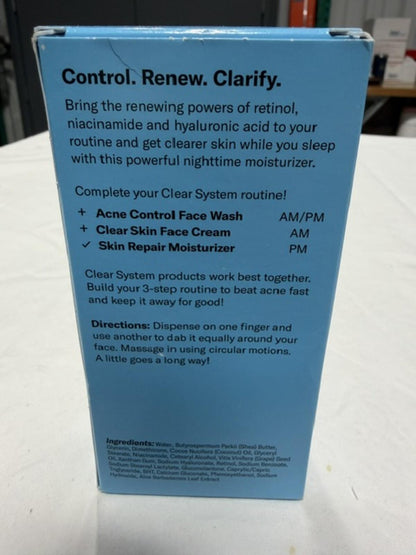 Geologie Clear System Skin Repair Moisturizer - 0.2% Retinol - 2 fl oz: Paraben-Free, Vegan, Face Application, Unscented