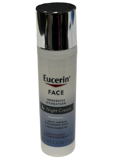 Eucerin Face Immersive Hydration Night Cream Ultra-Lightweight Face Moisturizer 2.5 Oz