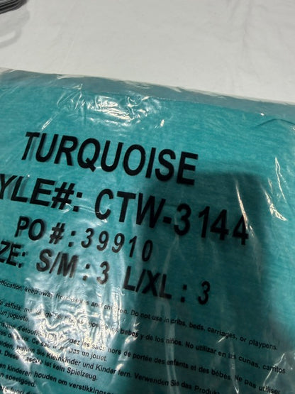 Zenana Pocket T-shirt, Turquoise, CTW-3144
