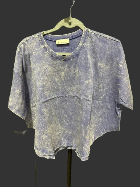 Zenana Cropped Short Sleeve, Marlin, CTW-3353A5