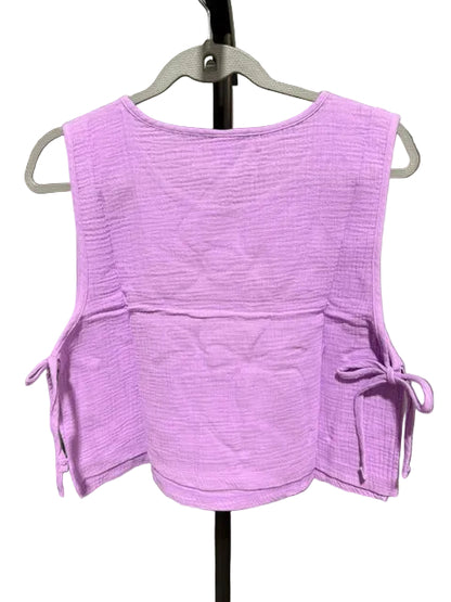 Zenana Sleeveless Side Tie Top, Lavender QT-7268Y