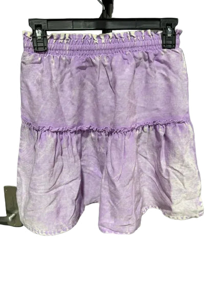 Zenana Mineral Wash Ruffle Skirt, Lavender #DSW 7279A5