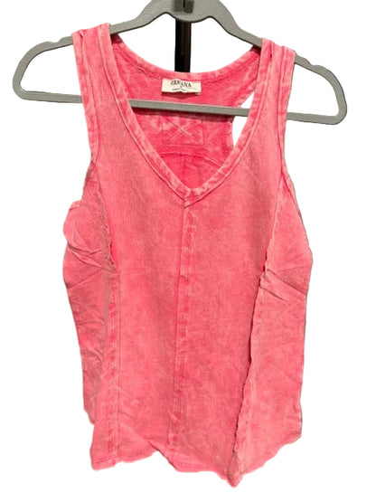 Zenana Racerback Tank, Fuchsia TTW-5241Y