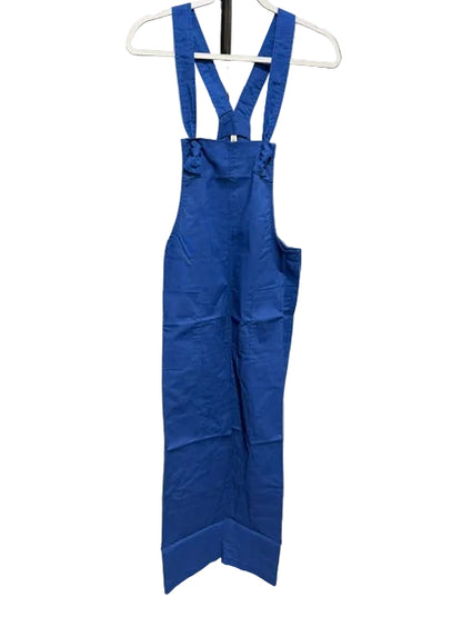 Zenana Relaxed Wide Leg Overalls, Light Navy QP-7301Y