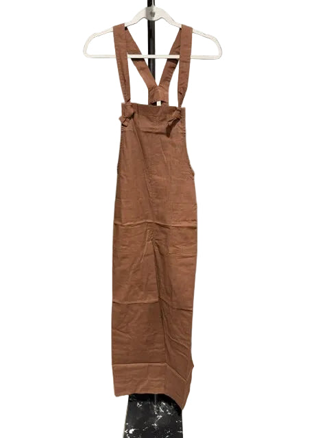 Zenana Relaxed Wide Leg Overalls, Brown QP-7301Y