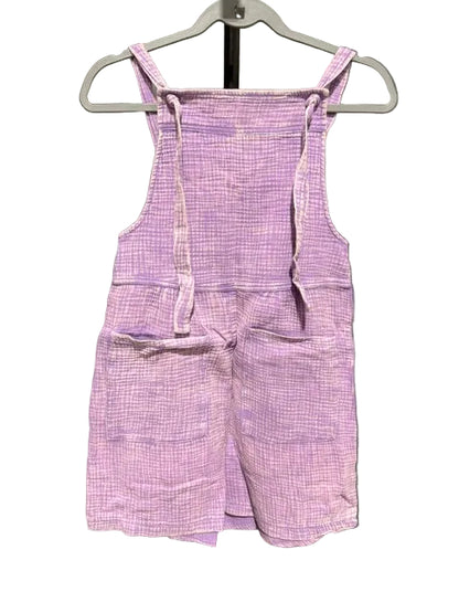 Zenana Double Pocket Romper Lavender QPW-7182A5
