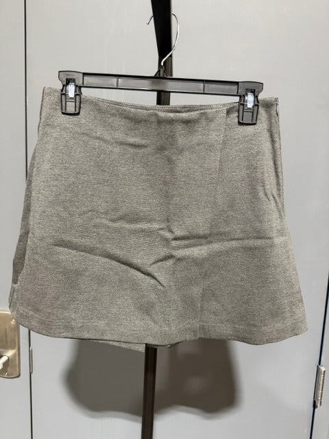 Zenana Wrap Front Skirt, Grey PP-7245A5