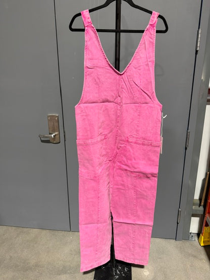 Zenana Casual Baggy Jumpsuit - Hot Pink DMO-1894A5