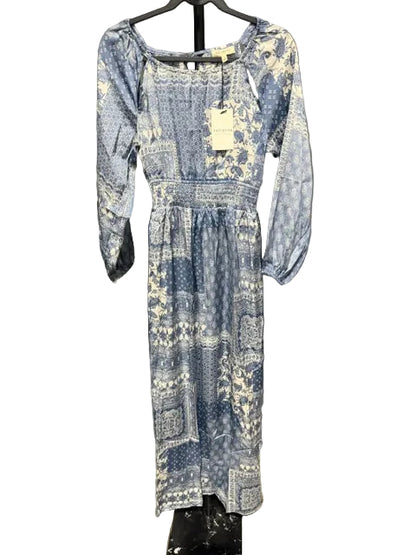 Women's Dress - Ash Blue Print - Small