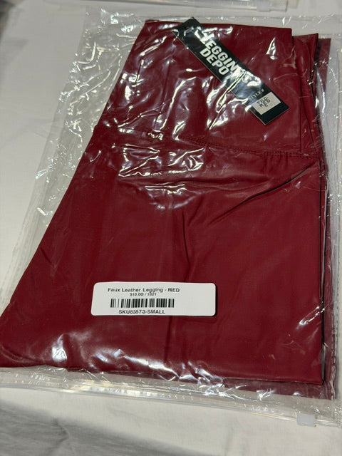 Leggings Depot - Small Size - Red