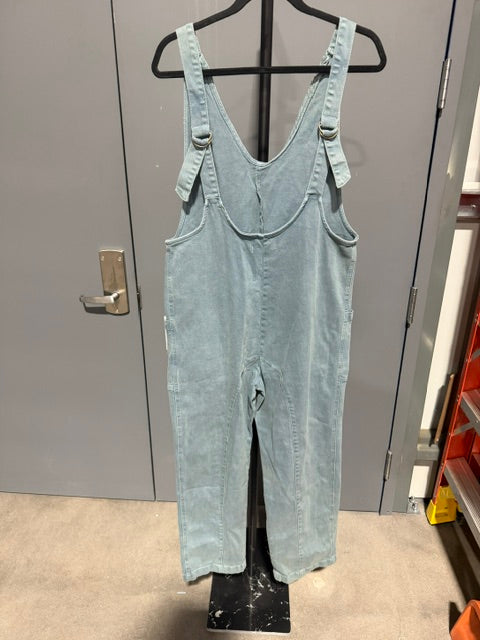 Zenana Casual Baggy Jumpsuit - Sage DMO-1894A5