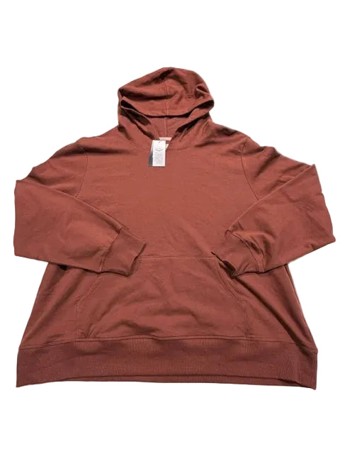 ID Ideology Women's Kangaroo-Pocket Fleece Hoodie - Deep Burgundy 2XL