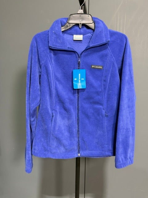 Columbia Benton Springs Zip-Front Fleece Jacket - Blue - M