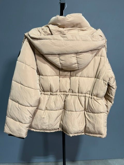 Dkny Sport Women's Performance Lightweight Full Zipper Puffer Jacket - Praline - XL