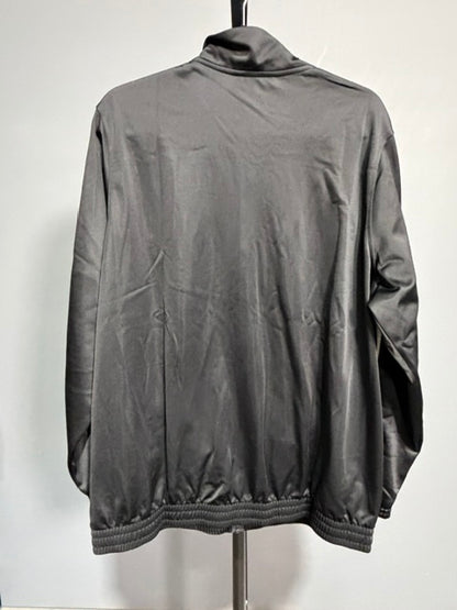 adidas Womens Multi Sprt Track Zip Up - 3 Stripe - Black/White 2XL