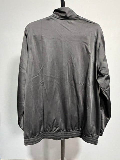 adidas Womens Multi Sprt Track Zip Up - 3 Stripe - Black/White 2XL