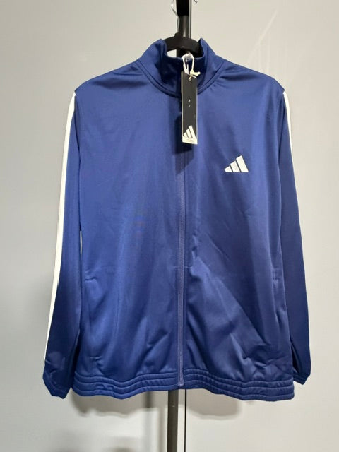 Adidas Tricot 3-Stripes Track Top - Blue - XL
