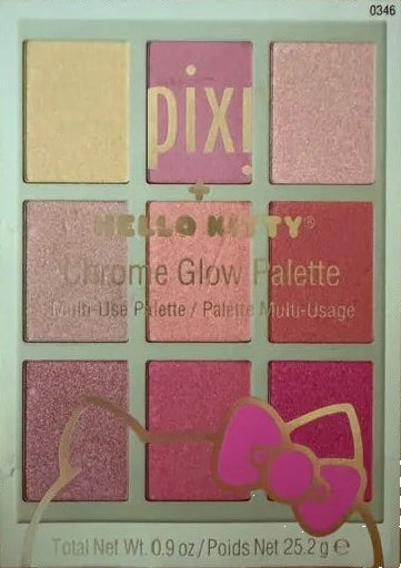 Pixi + Hello Kitty Chrome Glow Palette - "Charming Glow" - 9 colors