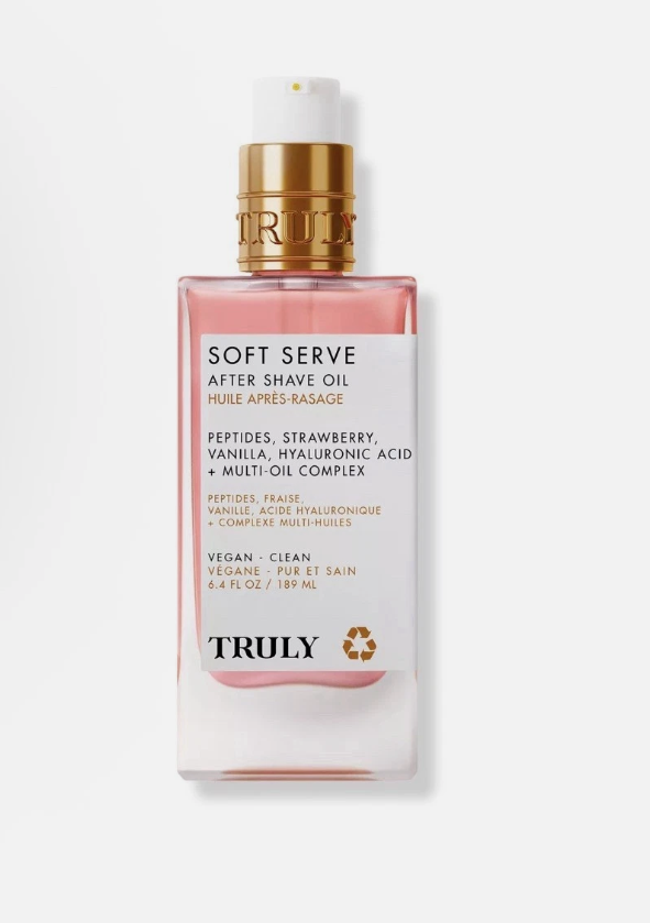 Truly Beauty After Shave Oil - Soft Serve - JUMBO 6.4oz 189ml