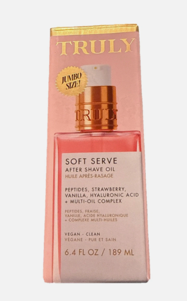 Truly Beauty After Shave Oil - Soft Serve - JUMBO 6.4oz 189ml