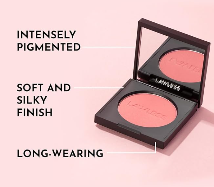 Lawless Make Me Blush - Velvet Blush Talc Free  - Desert Rose