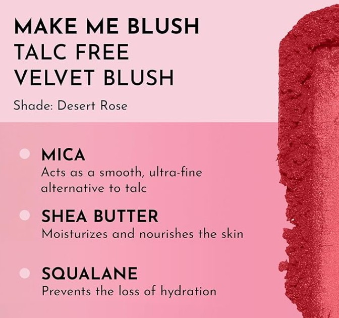 Lawless Make Me Blush - Velvet Blush Talc Free  - Desert Rose