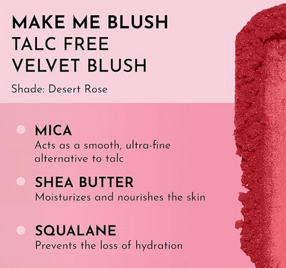Lawless Make Me Blush - Velvet Blush Talc Free  - Desert Rose