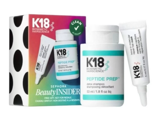 K18 Sephora Beauty Insider Mini Try Me Set -Peptide Preo Shampoo and