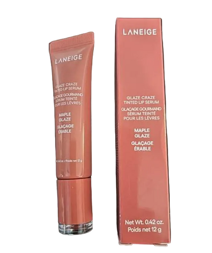 Laneige Glaze Craze Tinted Lip Serum -Maple Glaze 0.42oz Full Size