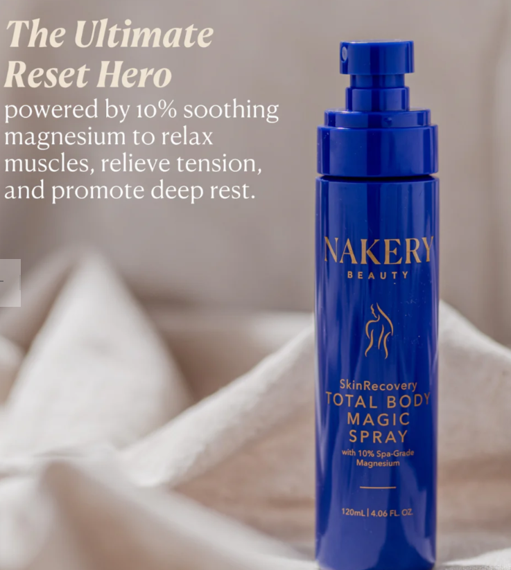 Nakery SkinRecovery Total Body Magic Spray with Magnesium - 4.06oz
