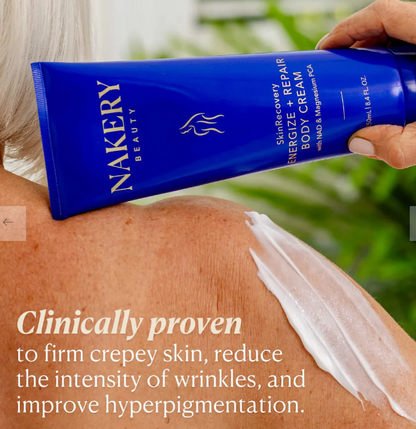 Nakery SkinRecovery Energize + Repair Body Cream w/ NAD and Magnesium PCA 8.4oz