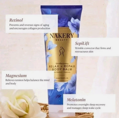 Nakery SkinRecovery Relax + Repair Body Balm with Magnesium + Melatonin - 8.45oz