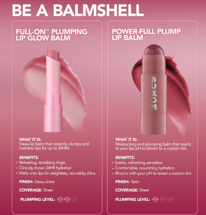 BUXOM Full-On™ Plumping Lip Glow Balm - Dolly Delight (Sheer Mauve)