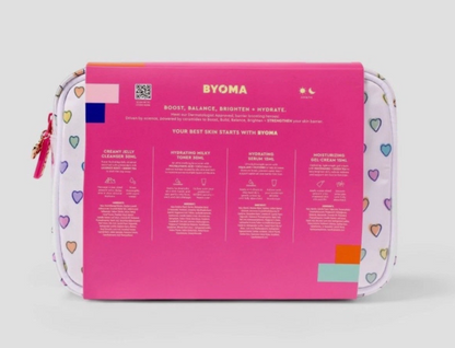 Byoma + Roller Rabbit Skincare Heroes Kits with Heart pouch at Target - Set of 5