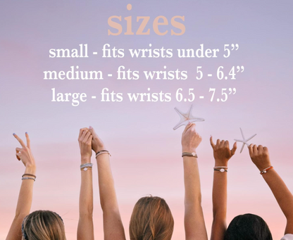 K'Lani Hair Tie Bracelets - Medium - Set of 5 "Climb"
